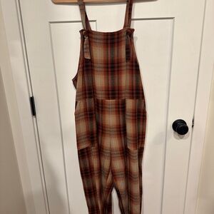 Plaid Women's Jumpsuit